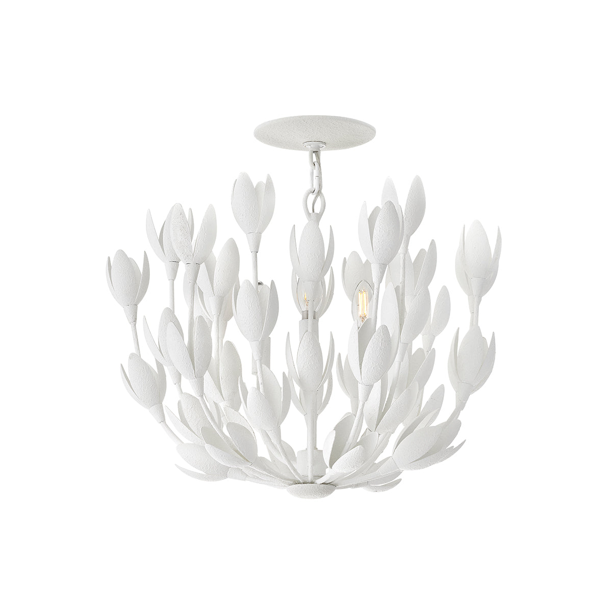 Lampa wisząca Flora - 3 źródła światła - Tynk strukturalny, Hinkley - ePlafoniera.pl