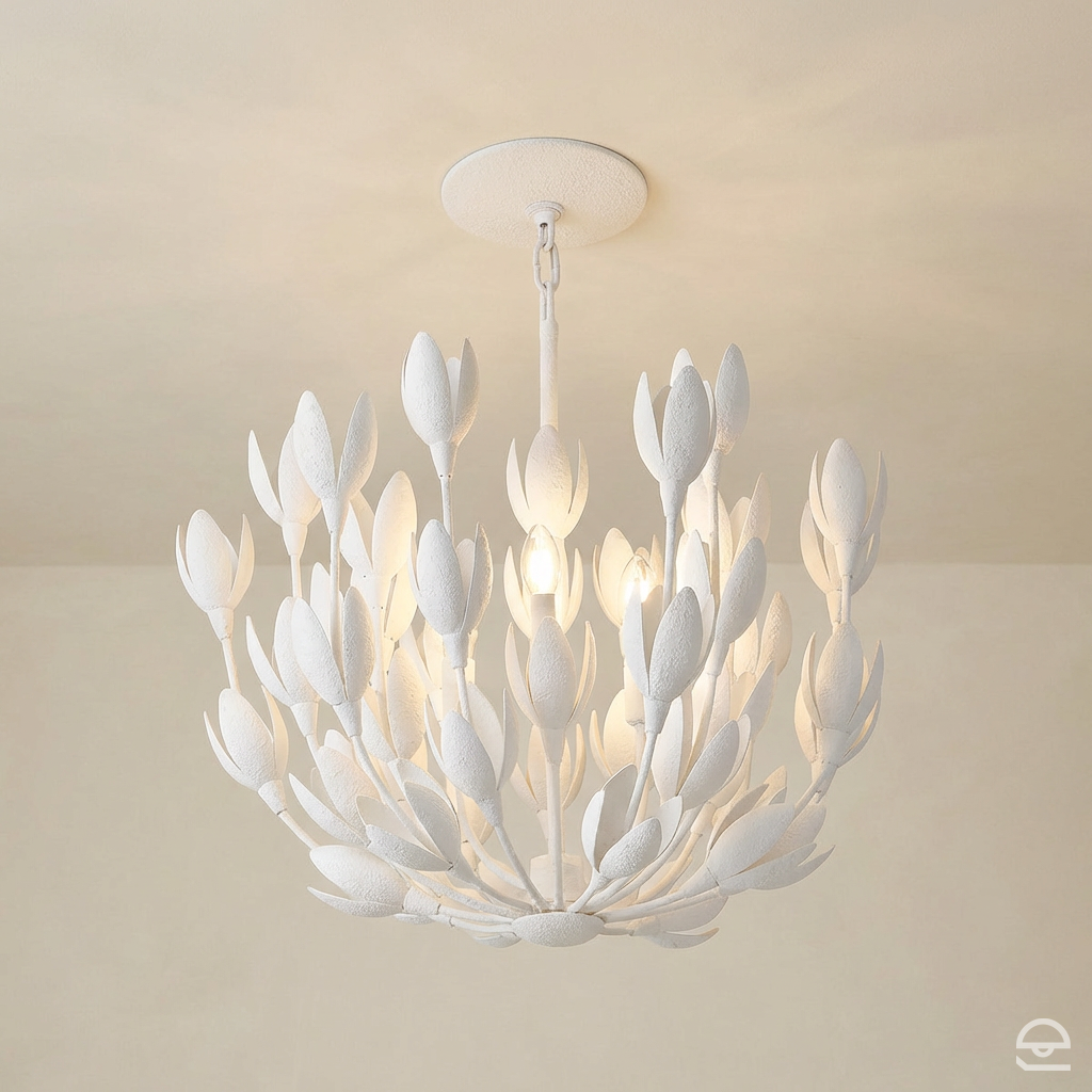 Lampa wisząca Flora - 3 źródła światła - Tynk strukturalny, Hinkley