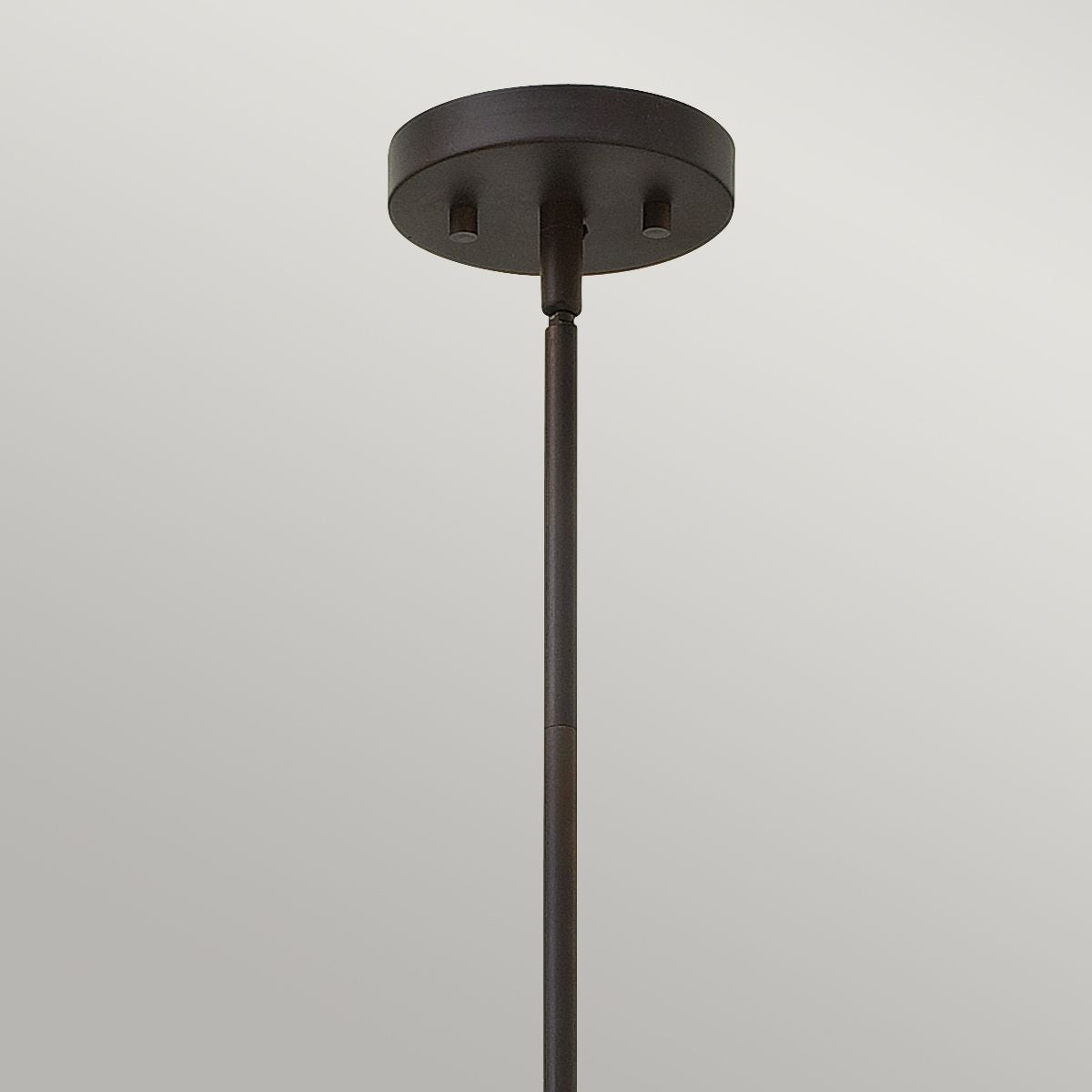 Lampa wisząca Gemma ze szkłem bursztynowym i kryształowym - Hinkley 40cm (vintage brąz, bursztyn, kryształy, 3xE14)