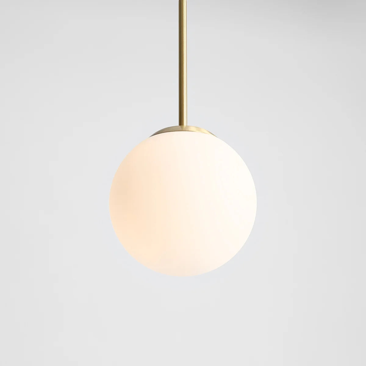 Lampa wisząca glamour z mosiądzem - Bosso Mini 20 Brass - Aldex (20cm, E27) 1087XS40