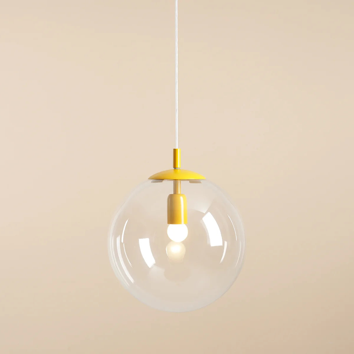 Lampa wisząca Globe Colors - Aldex (Red Wine, Lilac, Beige, Dusty Blue, Mustard, Pistachio oraz Coral)