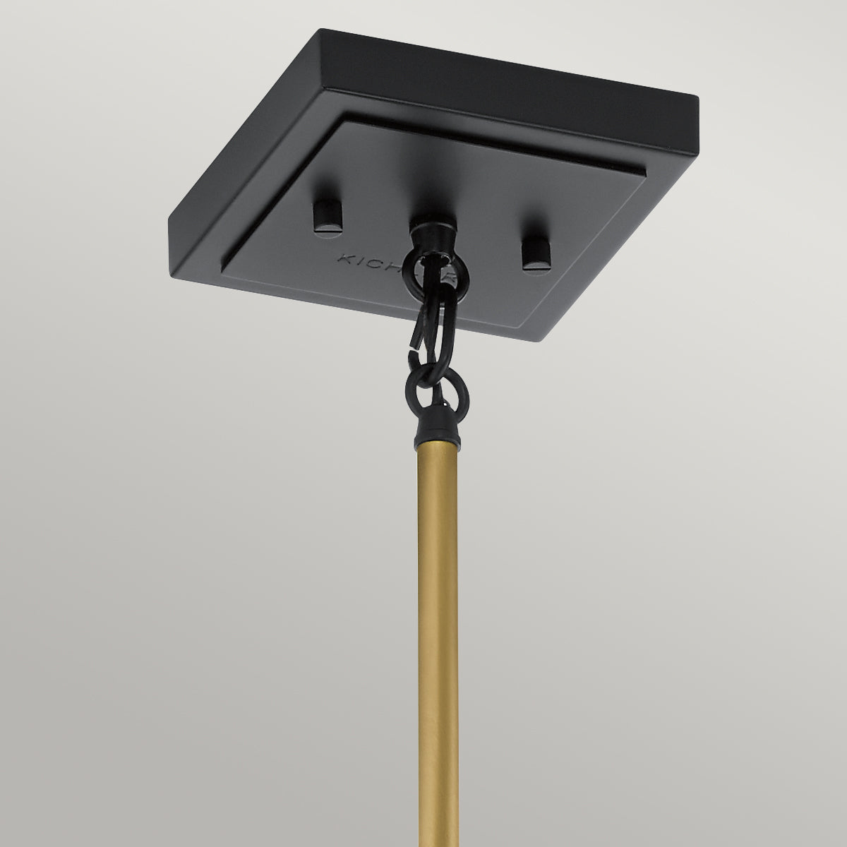 Lampa wisząca Kitner - 1 źródło światła - Naturalny mosiądz, Kichler - ePlafoniera.pl