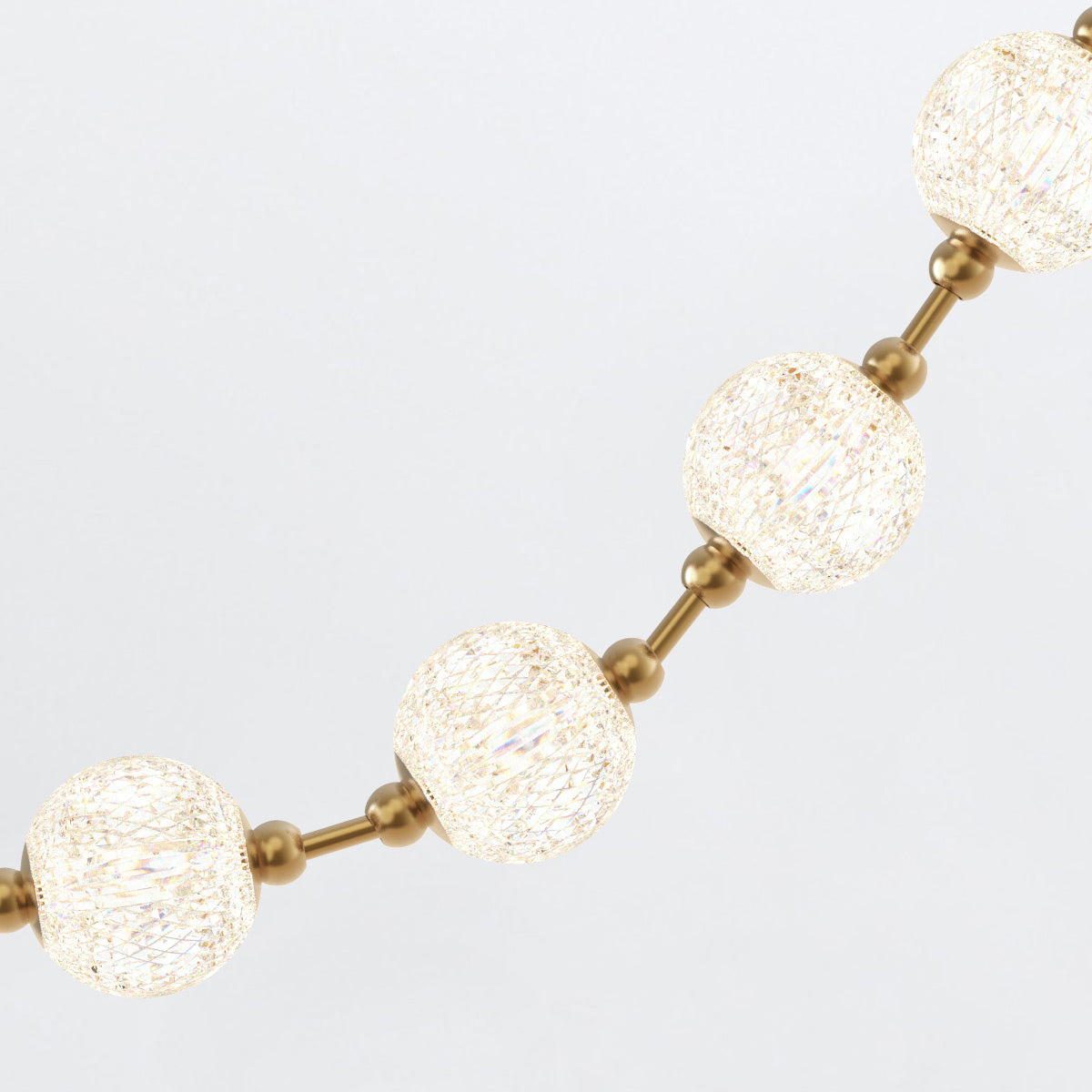 Lampa wisząca LED Marni - Naturalny mosiądz, Alora - ePlafoniera.pl