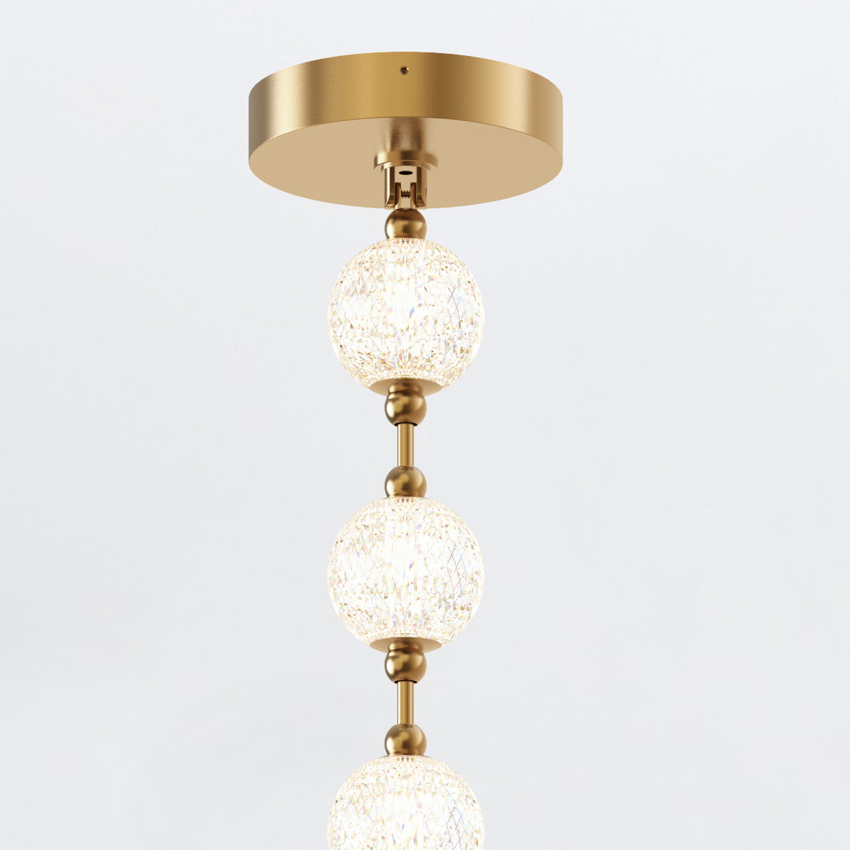 Lampa wisząca LED Marni - Naturalny mosiądz, Alora - ePlafoniera.pl