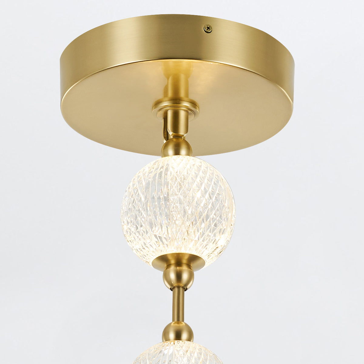 Lampa wisząca LED Marni - Naturalny mosiądz, Alora - ePlafoniera.pl