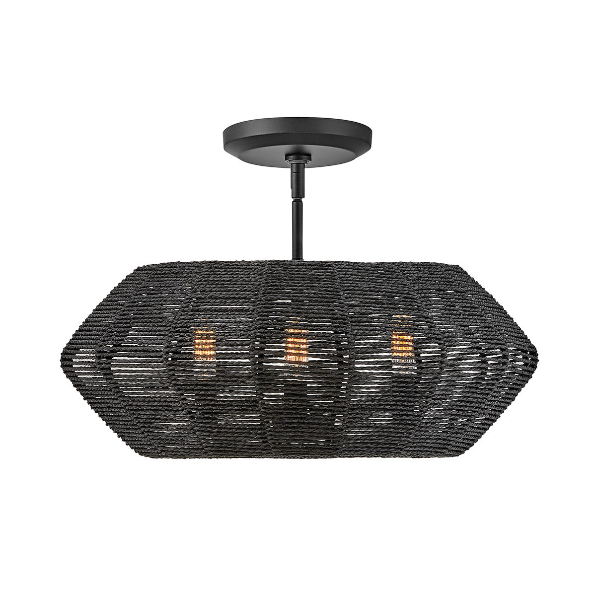 Lampa wisząca Luca - 3 źródła światła - Czarny, Hinkley - ePlafoniera.pl