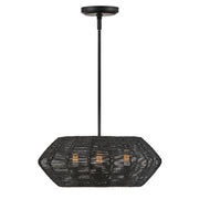 Lampa wisząca Luca - 3 źródła światła - Czarny, Hinkley - ePlafoniera