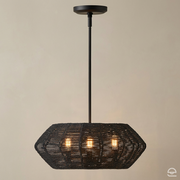 Lampa wisząca Luca - 3 źródła światła - Czarny, Hinkley