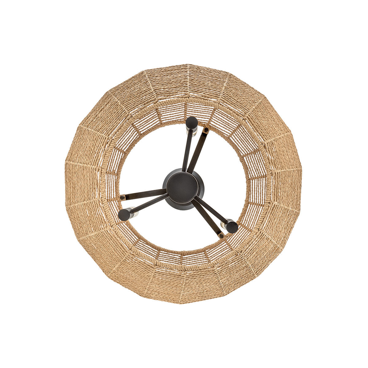 Lampa wisząca Luca - 3 źródła światła - Czarny, karmelowy beż, Hinkley - ePlafoniera.pl