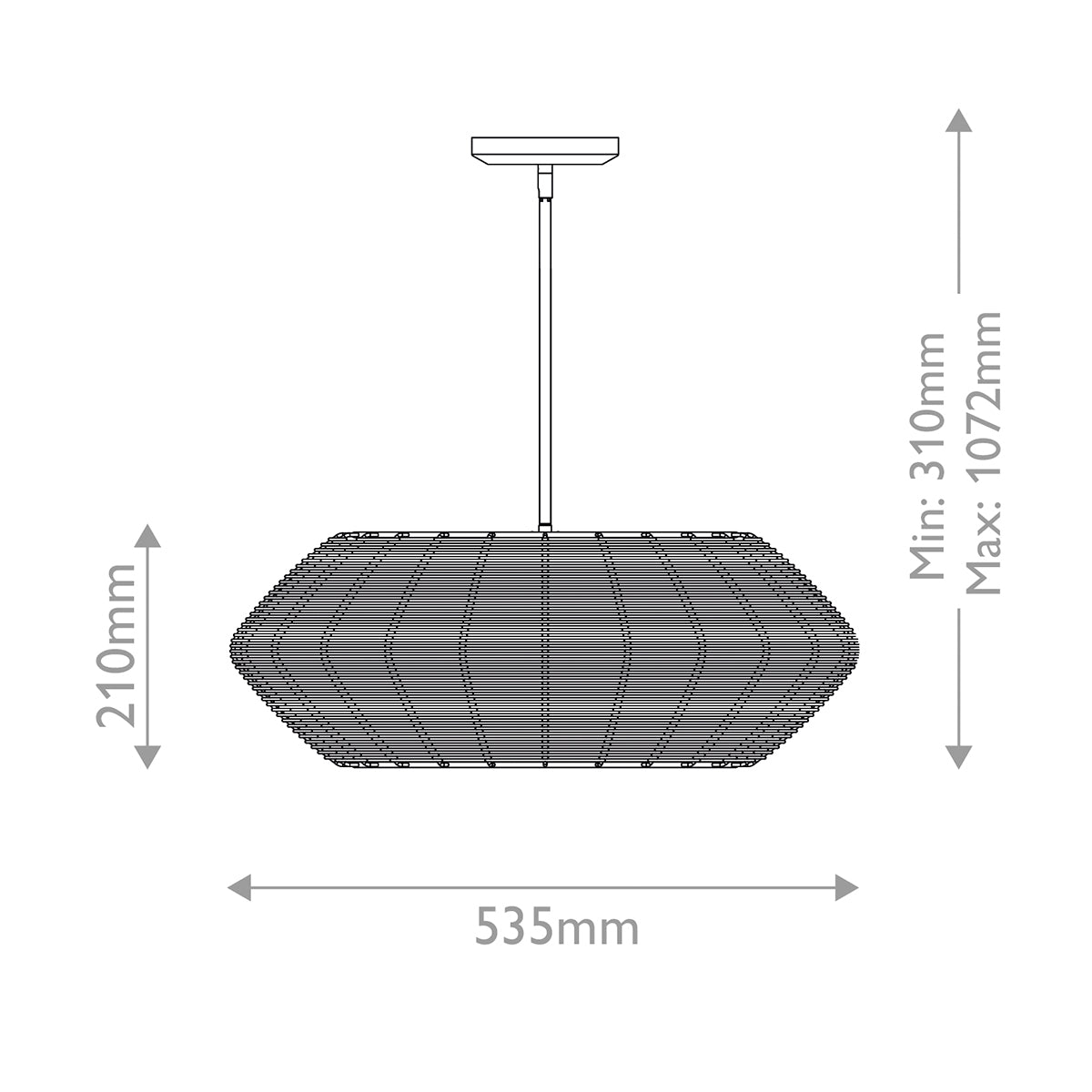 Lampa wisząca Luca - 3 źródła światła - Czarny, karmelowy beż, Hinkley - ePlafoniera.pl
