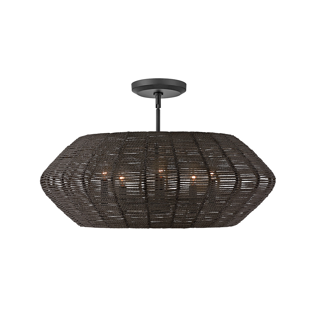 Lampa wisząca Luca - 5 źródeł światła - Czarny, Hinkley - ePlafoniera.pl