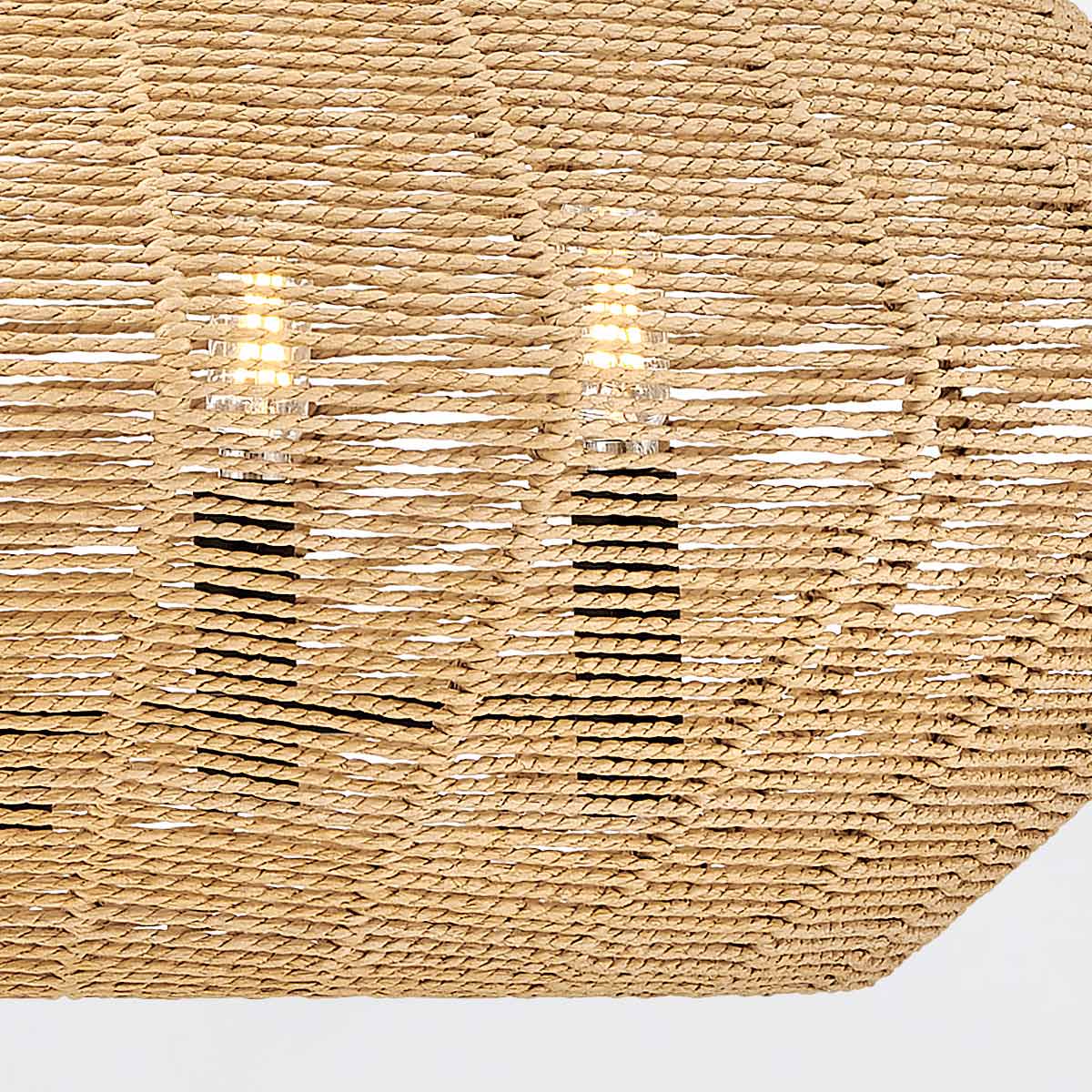 Lampa wisząca Luca - 5 źródeł światła - Czarny, karmelowy beż, Hinkley - ePlafoniera.pl