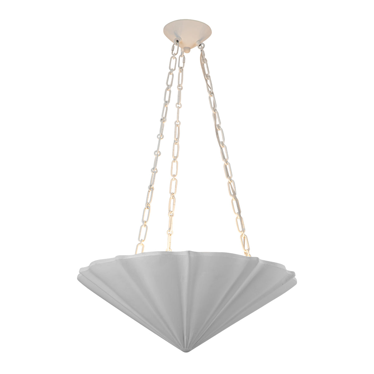 Lampa wisząca Martine - 3 źródła światła - Antyczna biel, Alora - ePlafoniera.pl