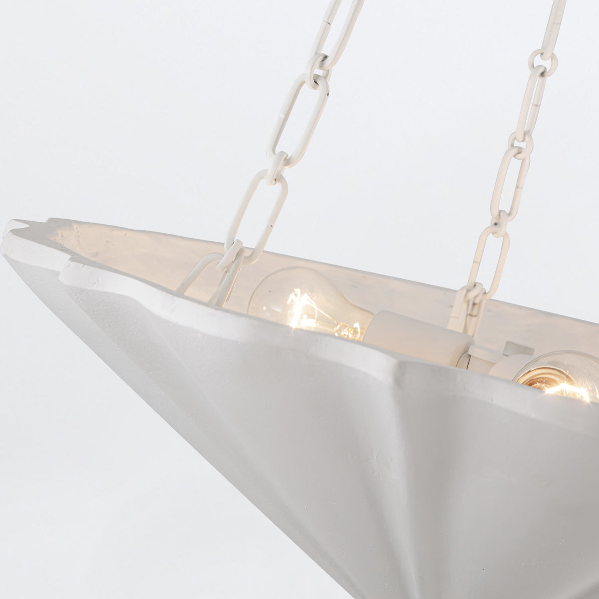 Lampa wisząca Martine - 3 źródła światła - Antyczna biel, Alora - ePlafoniera.pl