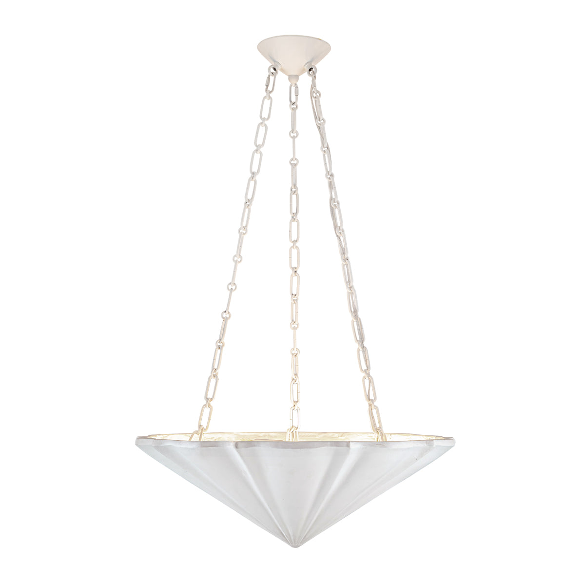 Lampa wisząca Martine - 3 źródła światła - Antyczna biel, Alora - ePlafoniera