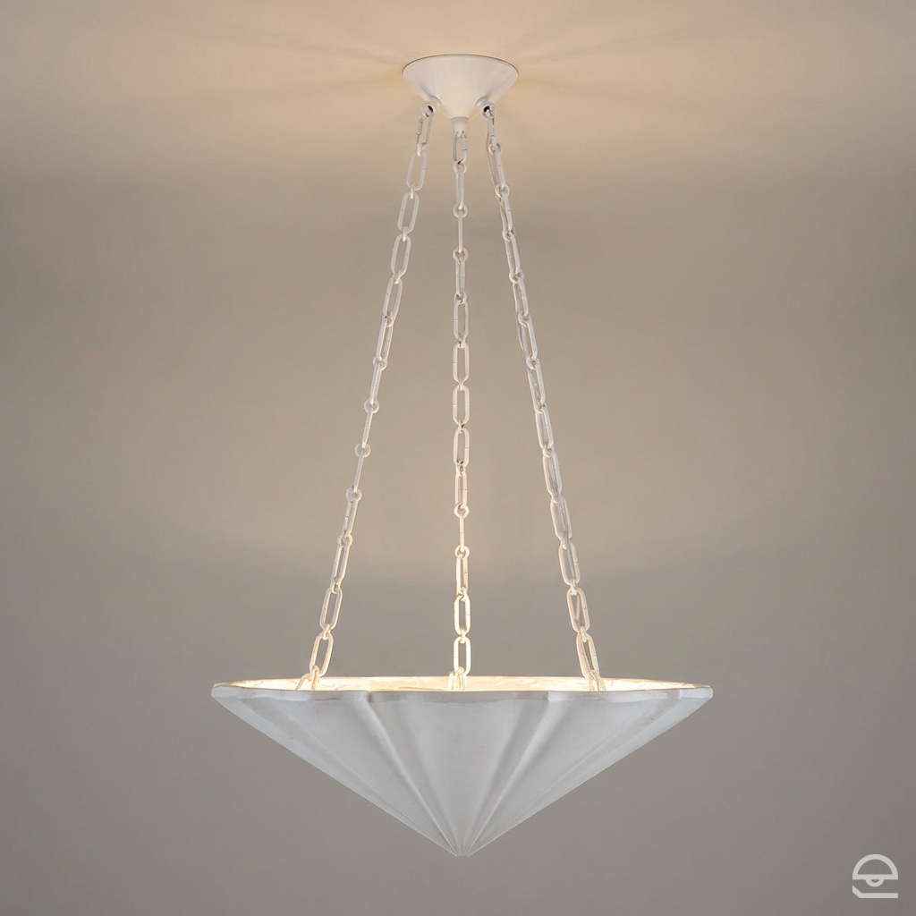 Lampa wisząca Martine - 3 źródła światła - Antyczna biel, Alora