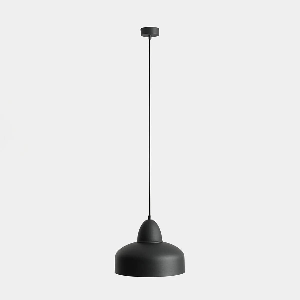 Lampa wisząca nad wyspę nowoczesna, czarna metalowa, Como Black (Aldex)