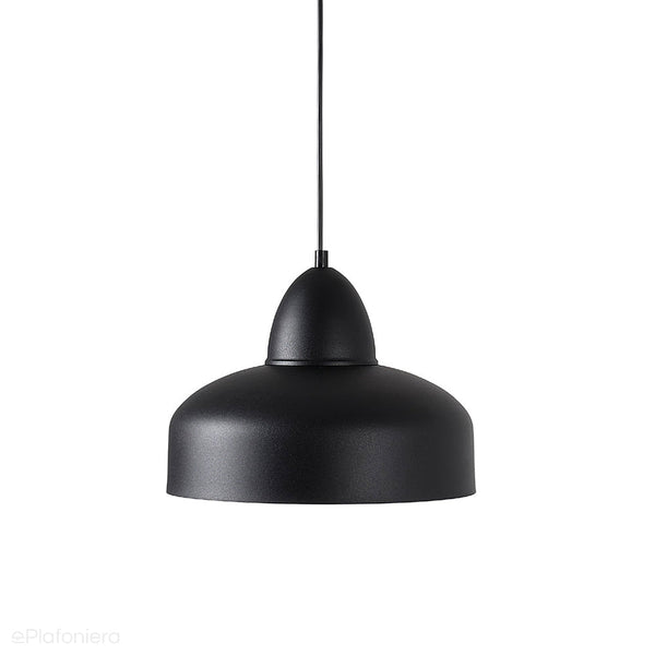 Lampa wisząca nad wyspę nowoczesna, czarna metalowa, Como Black (Aldex)