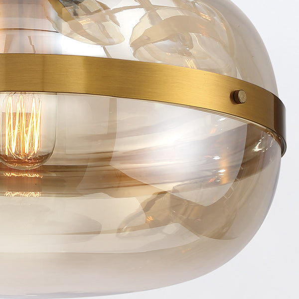 Lampa wisząca Nottingham - 1 źródło światła - Antyczny mosiądz, Eurofase - ePlafoniera.pl
