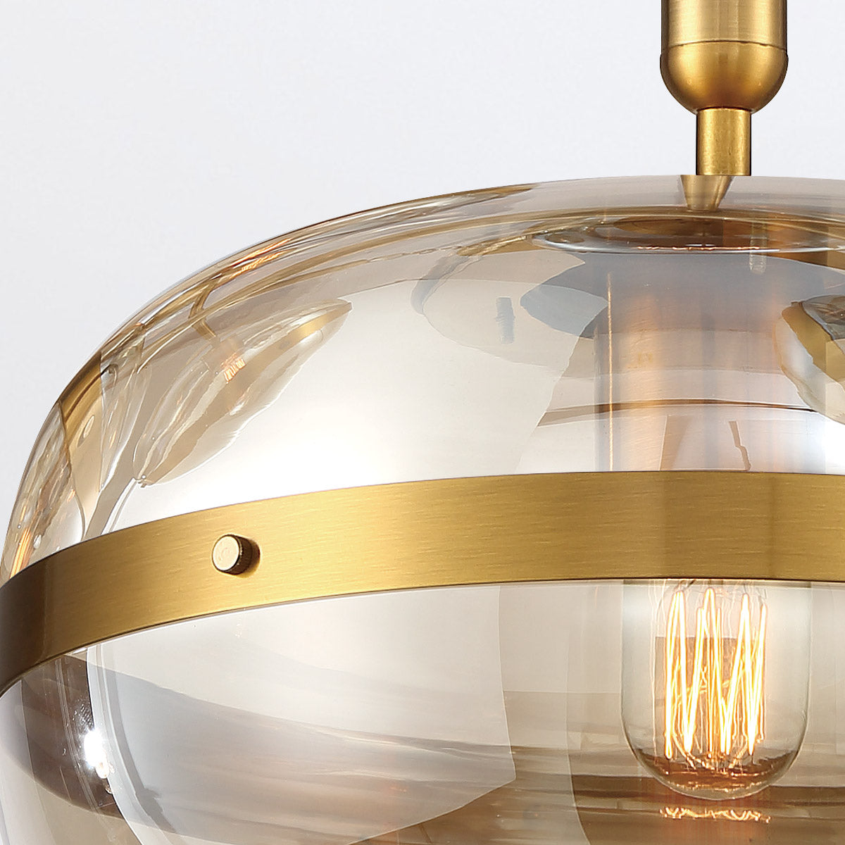 Lampa wisząca Nottingham - 1 źródło światła - Antyczny mosiądz, Eurofase - ePlafoniera.pl