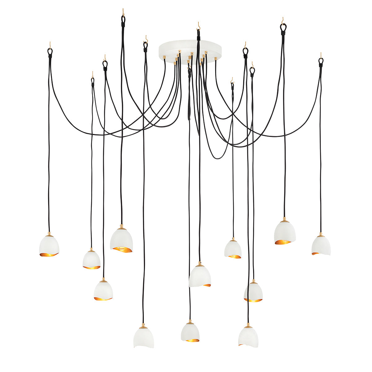 Lampa wisząca Nula - 12 źródeł światła, Lisa McDennon by Hinkley Quintiesse - ePlafoniera
