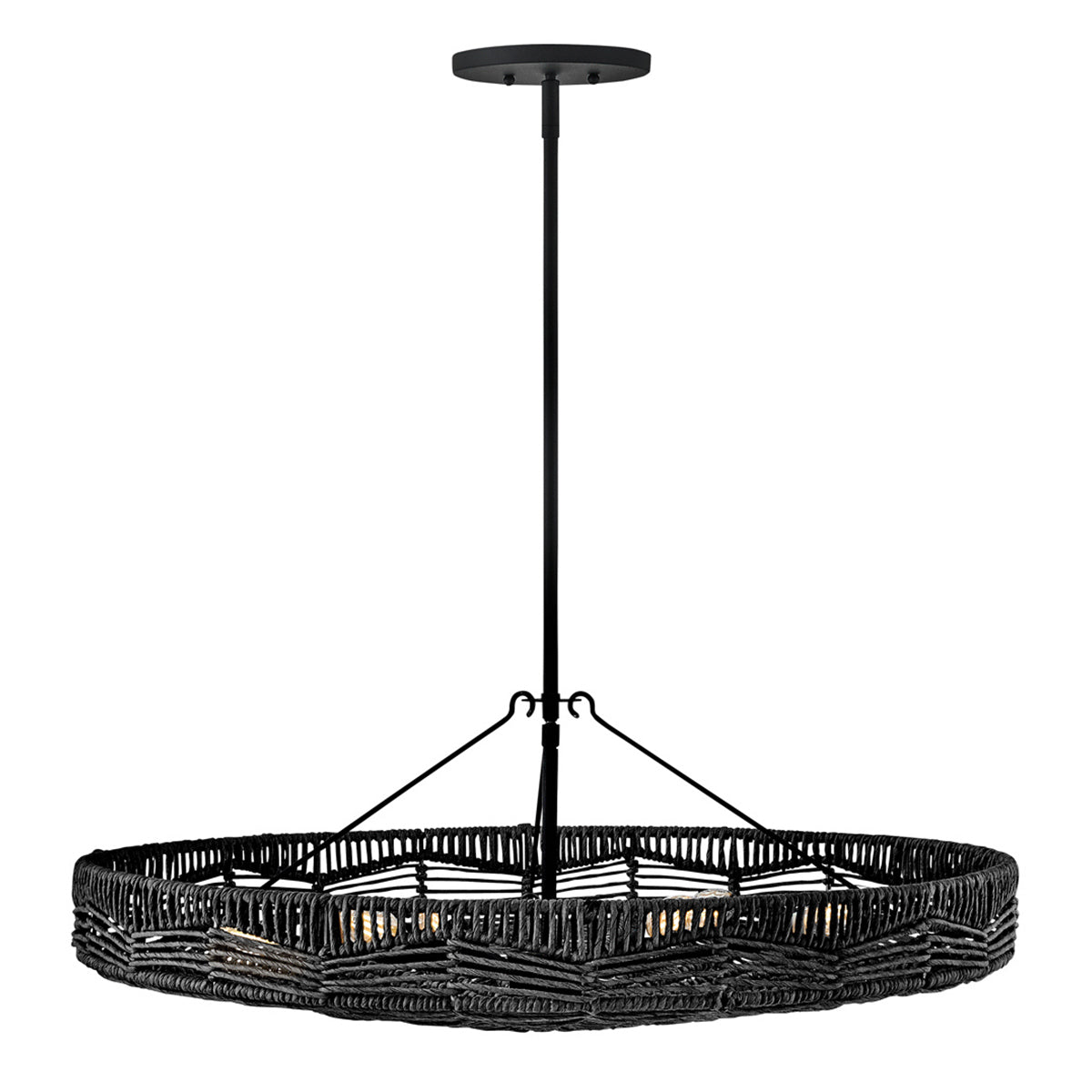 Lampa wisząca Ophelia - 6 źródeł światła - Czarny, Hinkley - ePlafoniera.pl