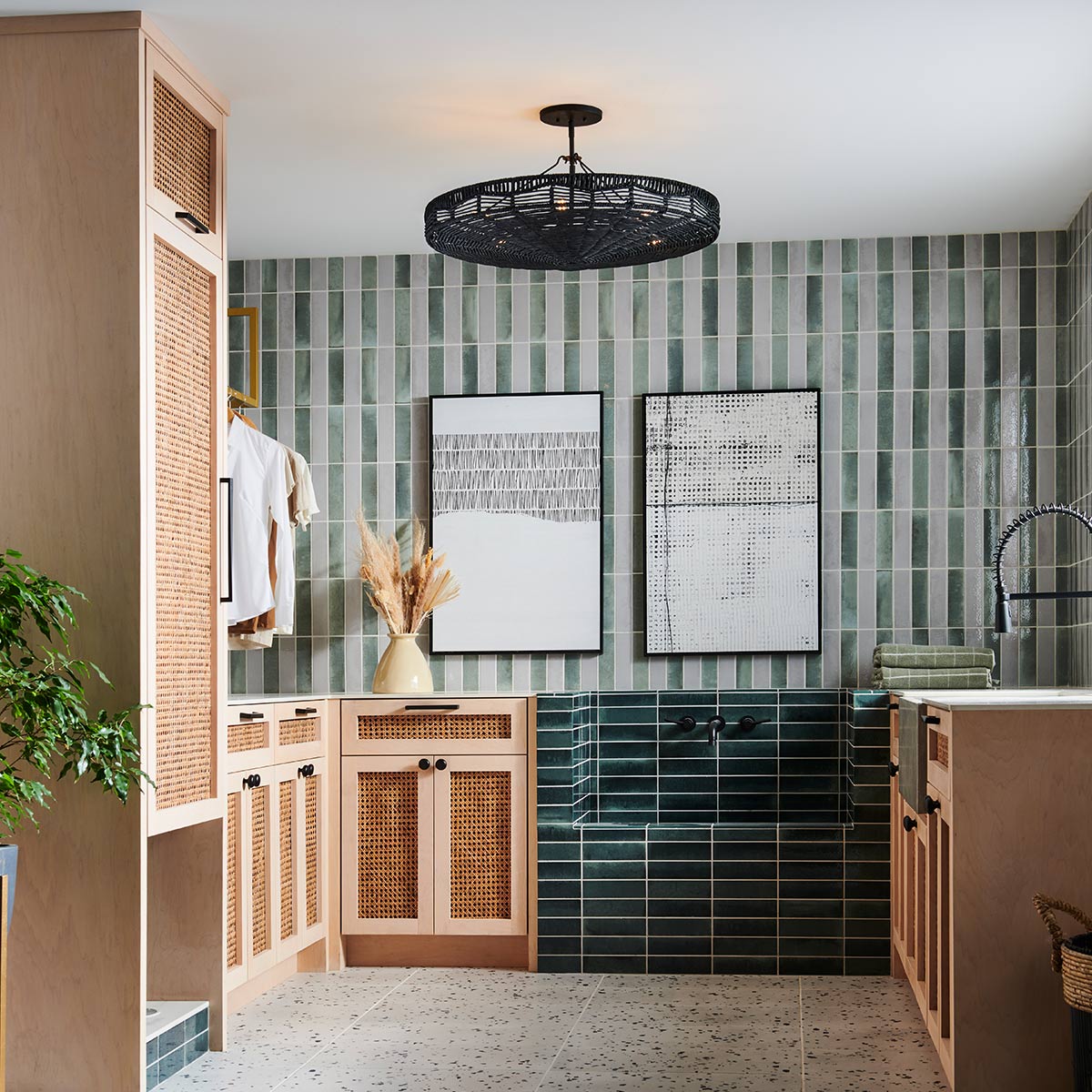 Lampa wisząca Ophelia - 6 źródeł światła - Czarny, Hinkley - ePlafoniera.pl