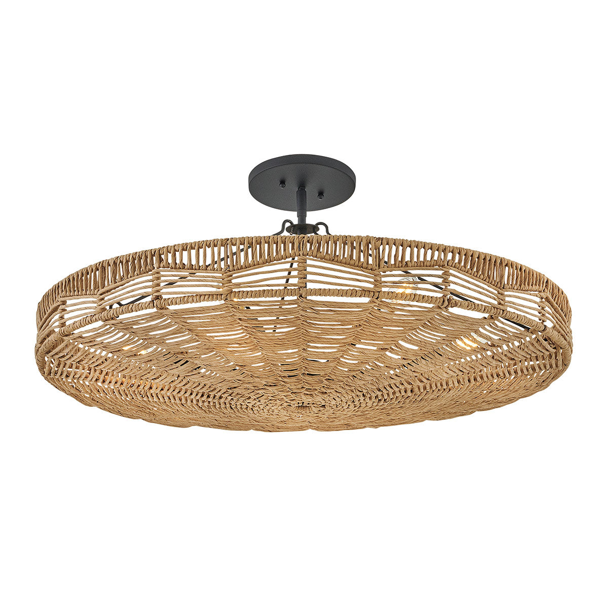 Lampa wisząca Ophelia - 6 źródeł światła - Czarny, karmelowy beż, Hinkley - ePlafoniera.pl
