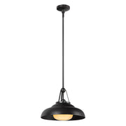 Lampa wisząca Palmetto - 1 źródło światła - Miejski brąz, Alora - ePlafoniera