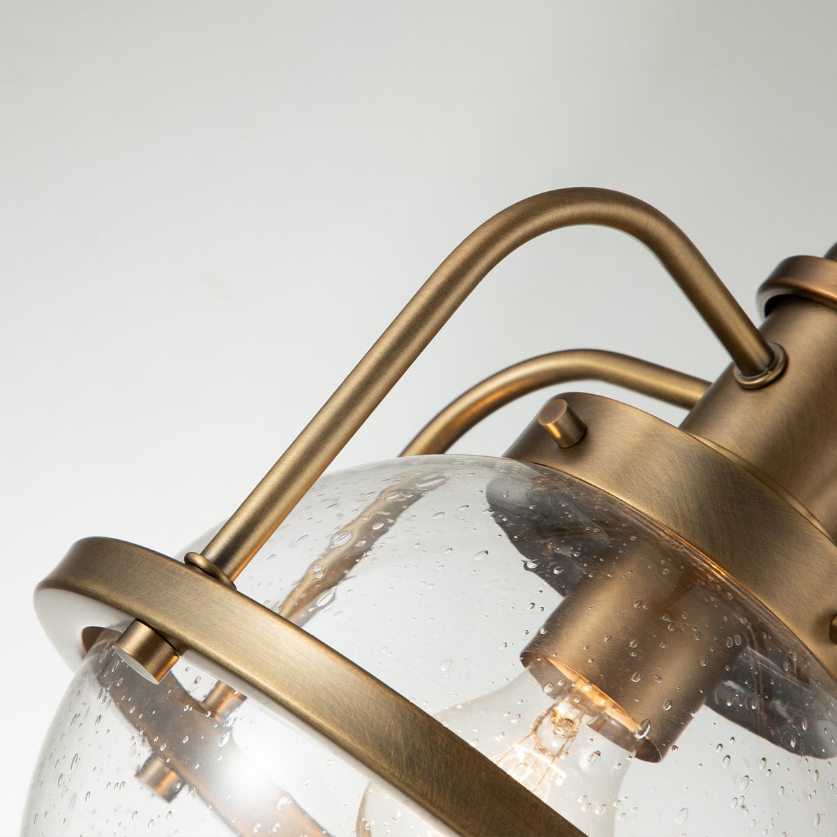 Lampa wisząca/ Plafon Triocent - 1 źródło światła - Naturalny mosiądz, Kichler - ePlafoniera.pl
