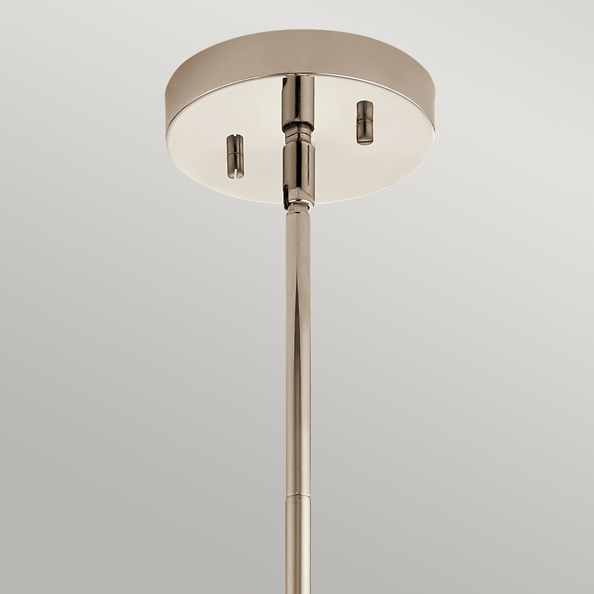 Lampa wisząca/ Plafon Triocent - 1 źródło światła - Polerowany nikiel, Kichler - ePlafoniera.pl