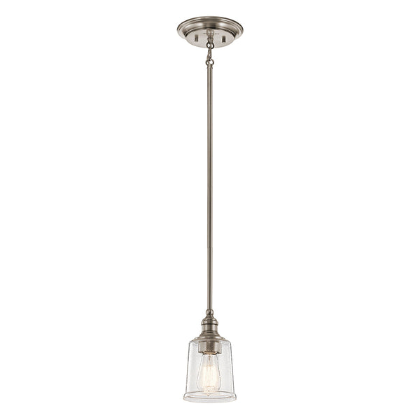 Lampa wisząca pojedyncza - vintage (pewter, 13cm) do kuchni sypialni łazienki (1xE27) Kichler (Waverly)