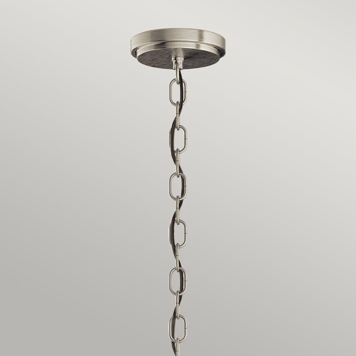 Lampa wisząca/ Półplafon Roux - 3 źródła światła -Szczotkowany nikiel, Kichler - ePlafoniera.pl