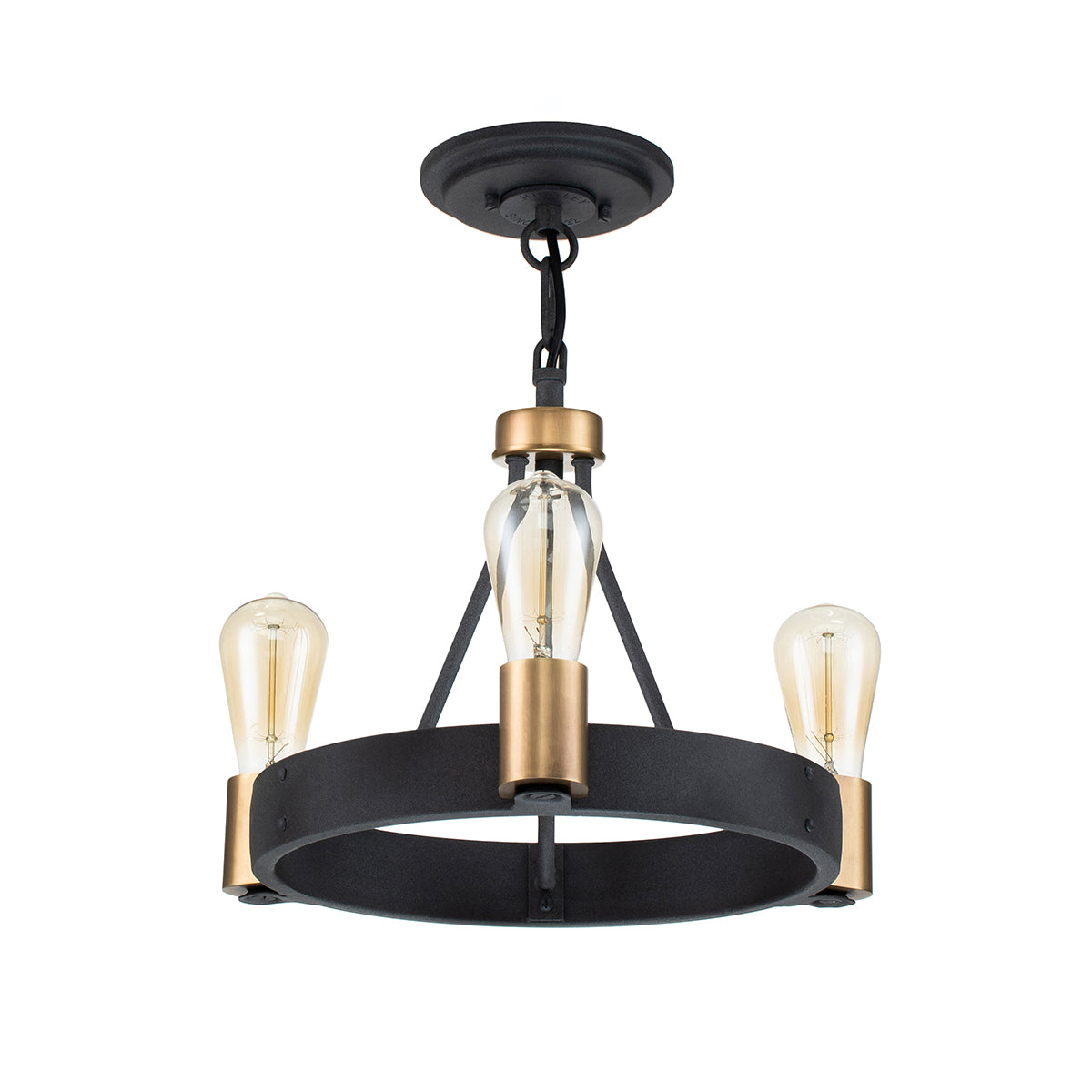 Lampa wisząca/ Półplafon Silas - 3 źródła światła, Hinkley - ePlafoniera.pl