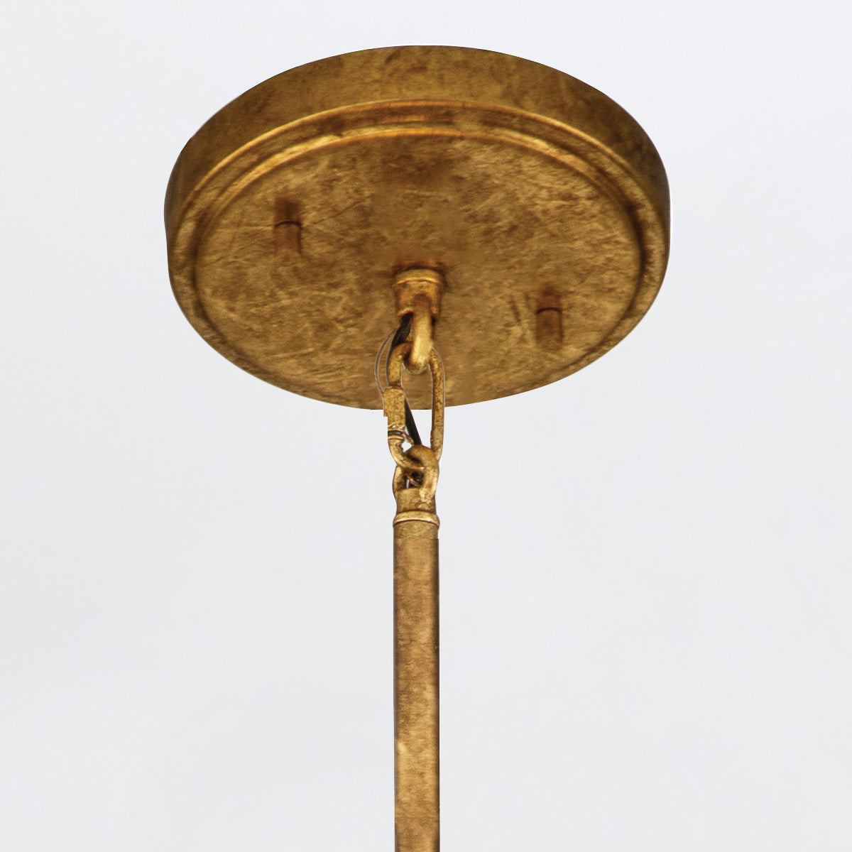 Lampa wisząca Sawgrass - 3 źródła światła - Płatkowe złoto, Quintiesse - ePlafoniera.pl