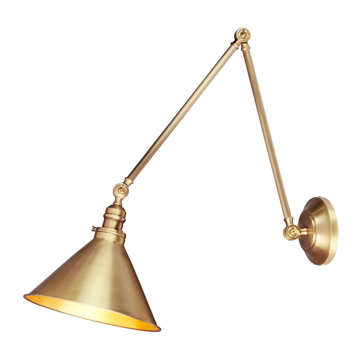 Lampa wisząca / ścienna Provence - kinkiet z regulacją, Elstead (stary mosiądz, 1xE27)