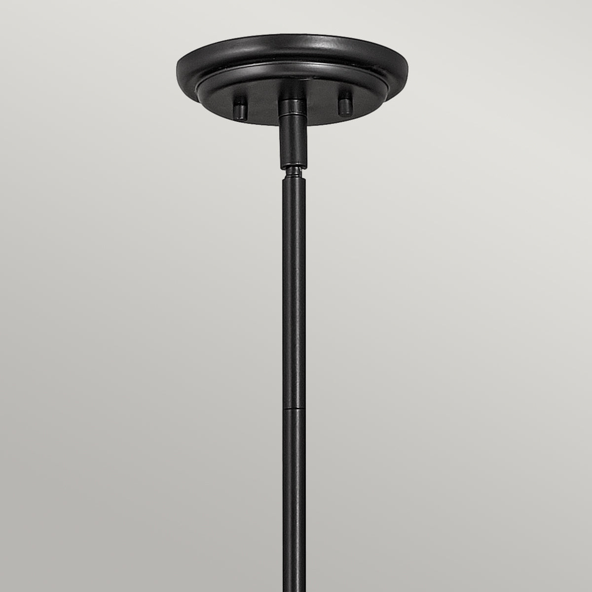 Lampa wisząca Somerset - 1 źródło światła - Opalowe szkło - Czarna, Hinkley - ePlafoniera.pl