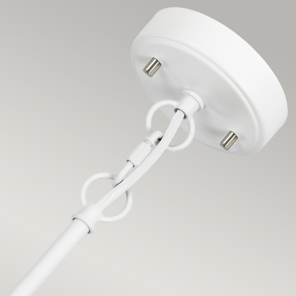 Lampa wisząca szklana (biała 30/40cm) do kuchni salonu sypialni (E27) Elstead (Corona)