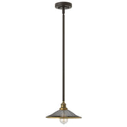 Lampa wisząca w stylu retro / loftowym Rigby z mosiądzem - Hinkley (25cm)