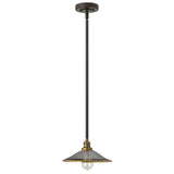 Lampa wisząca w stylu retro / loftowym Rigby z mosiądzem - Hinkley (25cm)