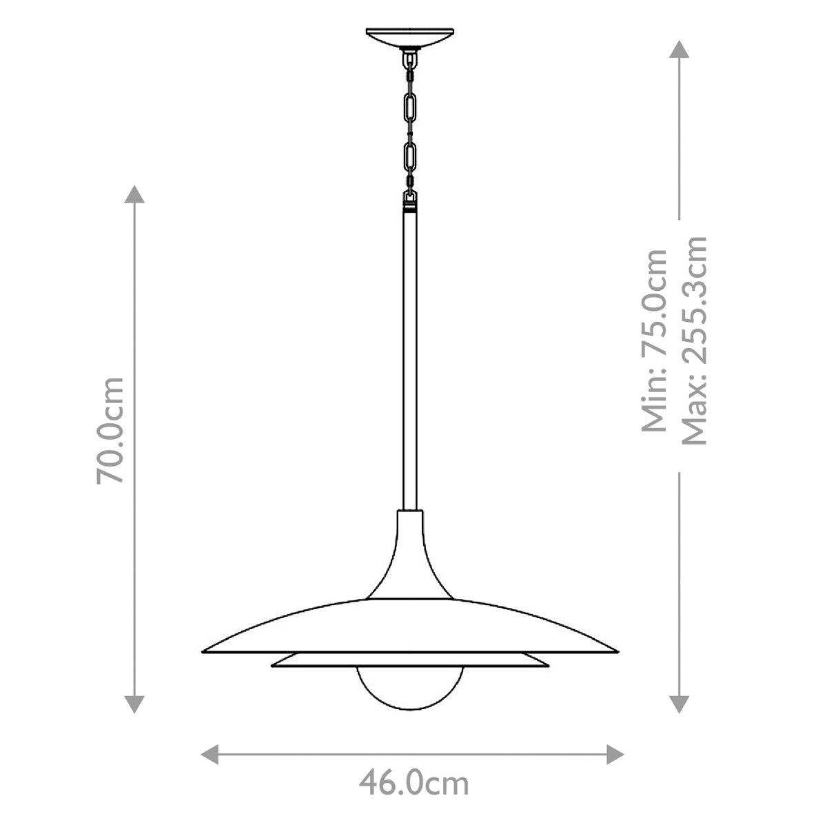 Lampa wisząca Welsh - Matowa czerń, Eurofase - ePlafoniera.pl