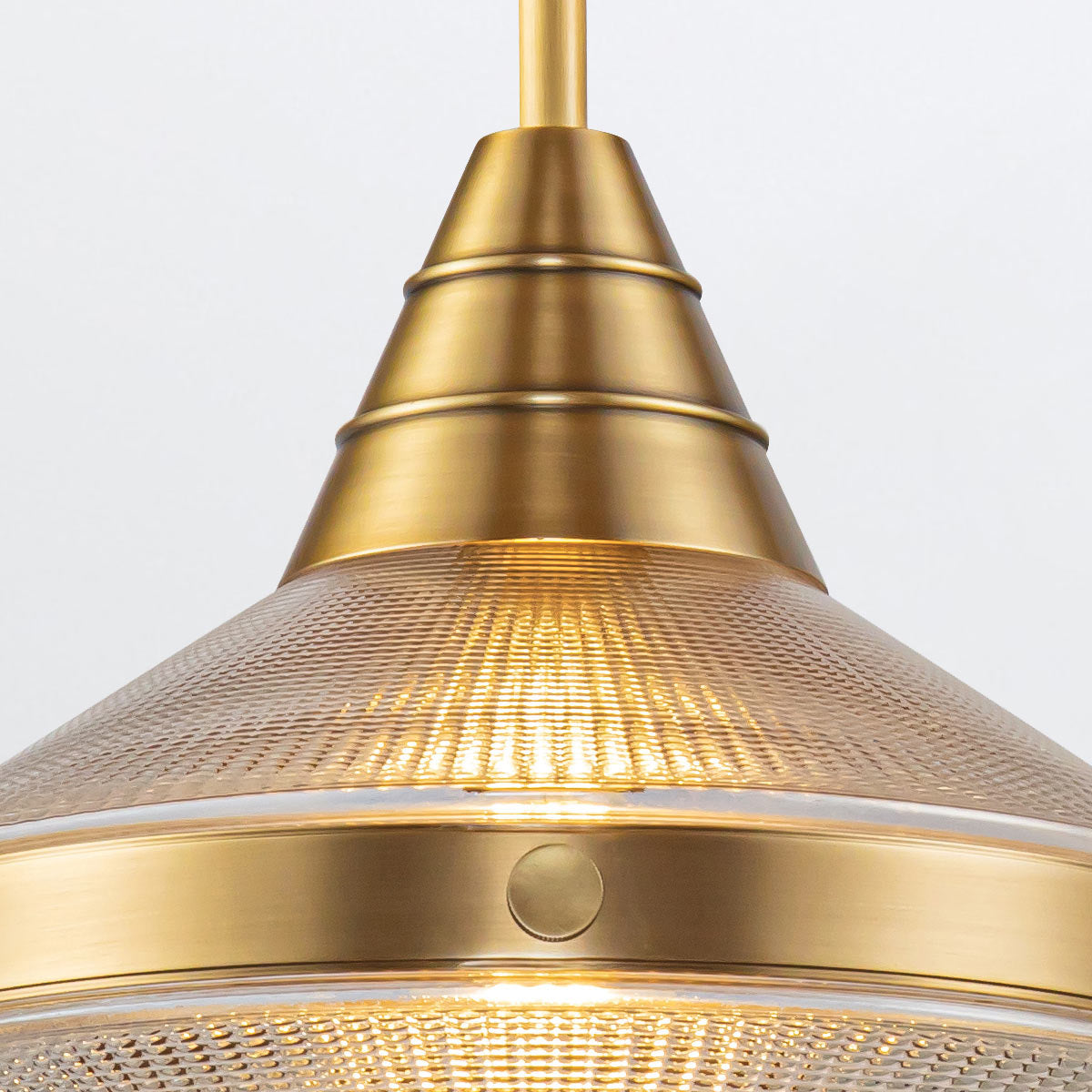 Lampa wisząca Willard - 1 źródło światła - Vintage mosiądz, Alora - ePlafoniera.pl