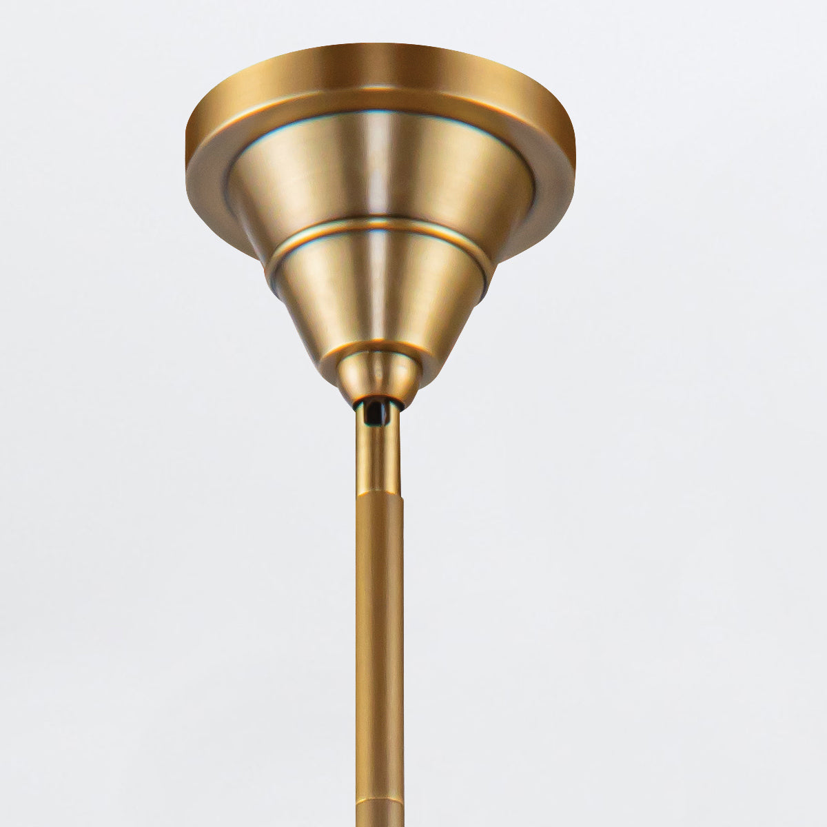 Lampa wisząca Willard - 1 źródło światła - Vintage mosiądz, Alora - ePlafoniera.pl