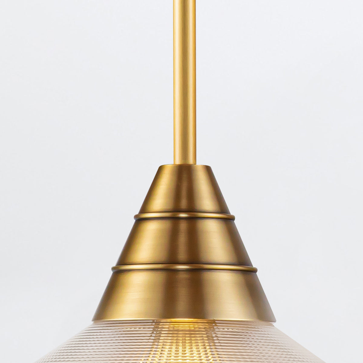 Lampa wisząca Willard - 1 źródło światła - Vintage mosiądz, Alora - ePlafoniera.pl