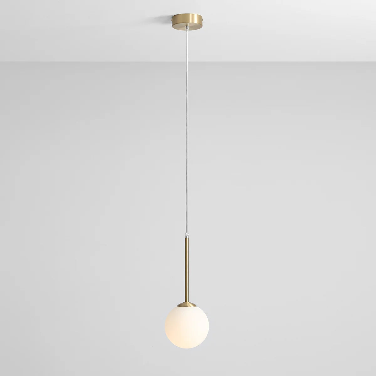 Lampa wisząca z mosiądzem Bosso Mini 14 Brass - Aldex (14cm, E14) 1087XXS40