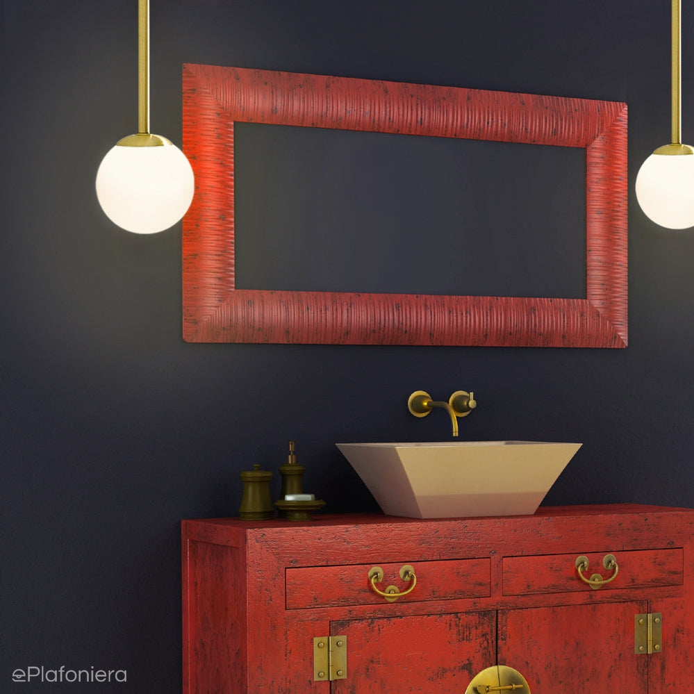 Lampa wisząca z mosiądzem Bosso Mini 14 Brass - Aldex (14cm, E14) 1087XXS40