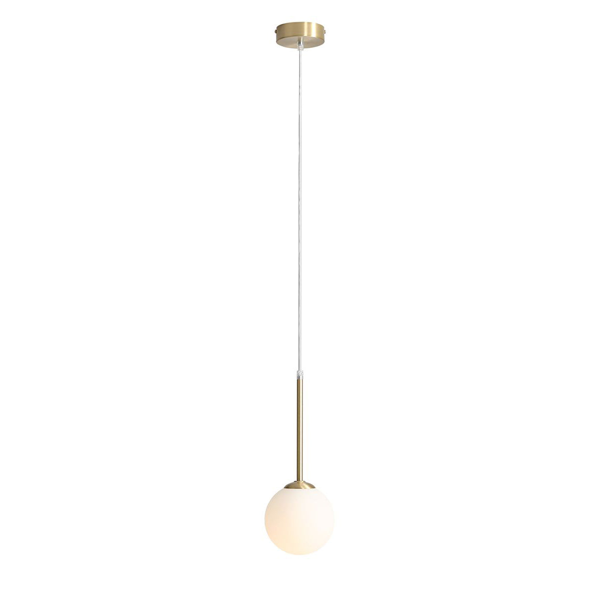 Lampa wisząca z mosiądzem Bosso Mini 14 Brass - Aldex (14cm, E14) 1087XXS40