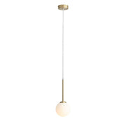 Lampa wisząca z mosiądzem Bosso Mini 14 Brass - Aldex (14cm, E14) 1087XXS40