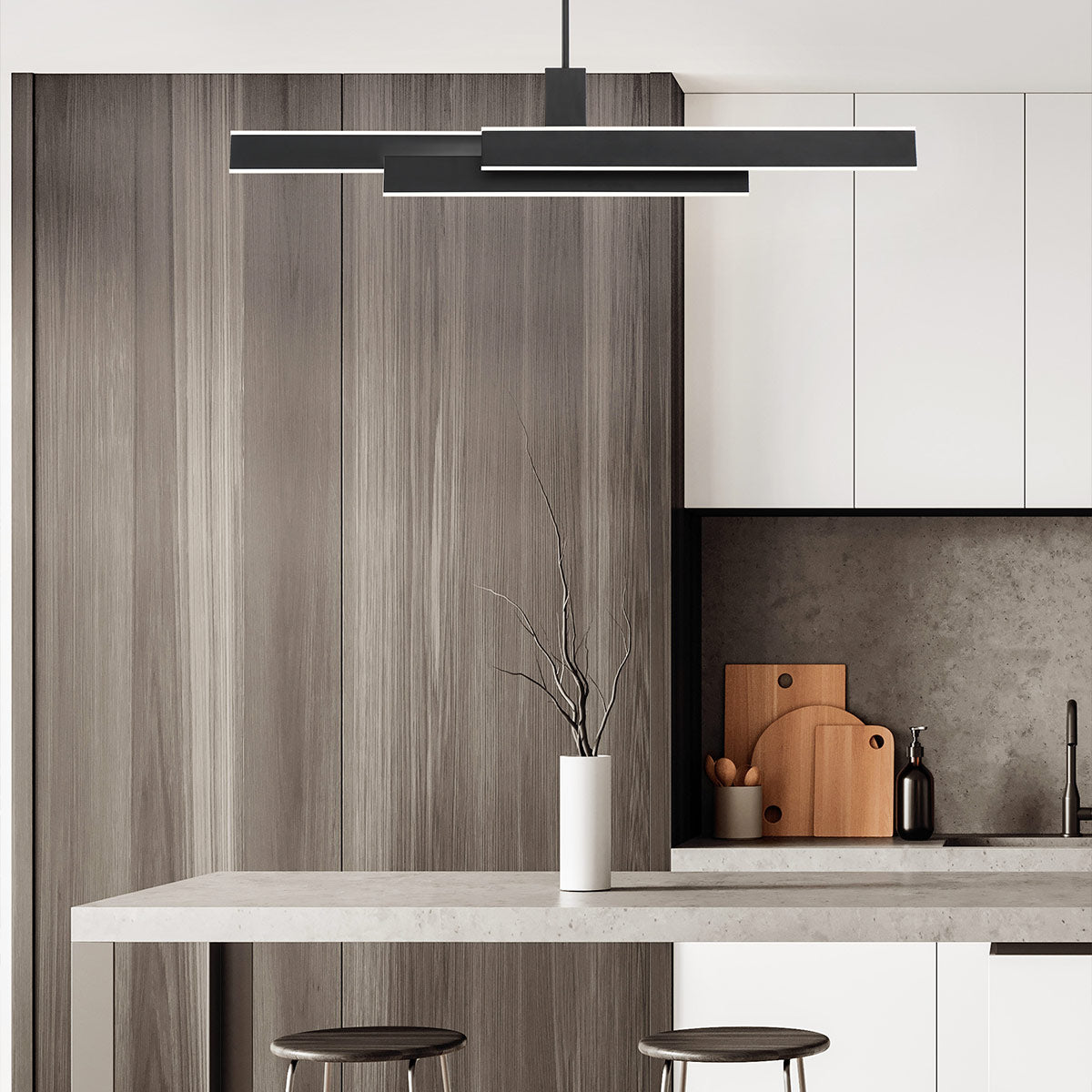 Lampa wyspowa Cameno - Matowa czerń, Eurofase - ePlafoniera.pl