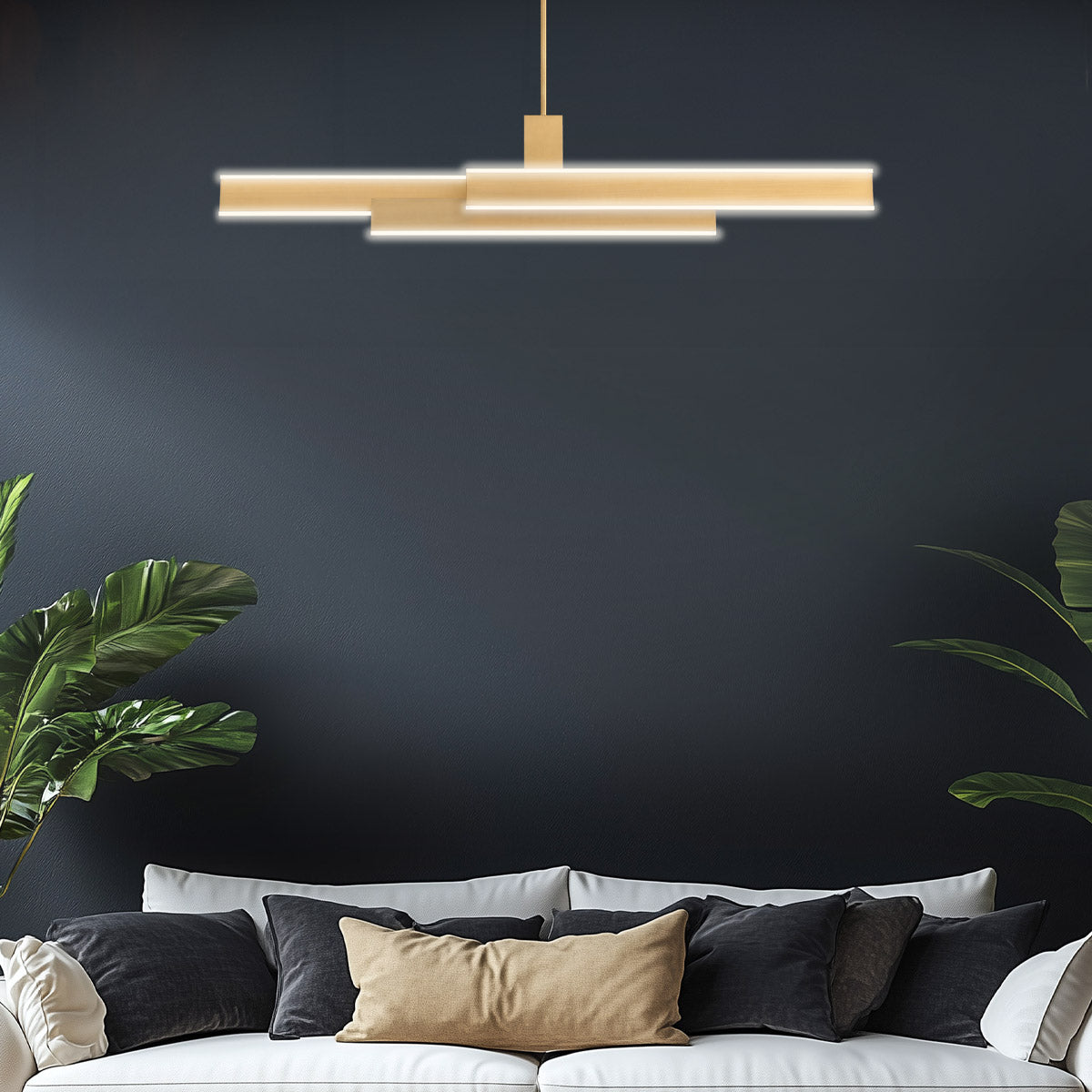 Lampa wyspowa Cameno - Szczotkowane złoto, Eurofase - ePlafoniera.pl